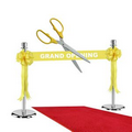 Grand Opening Kit-36" Ceremonial Scissors, Ribbon, Bows, Stanchions, Carpet